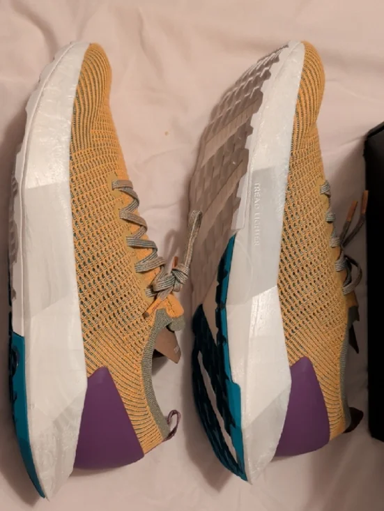 Allbirds Tree Flyer Thrive Yellow & Blizzard White Size 13 NIB - Picture 5 of 8